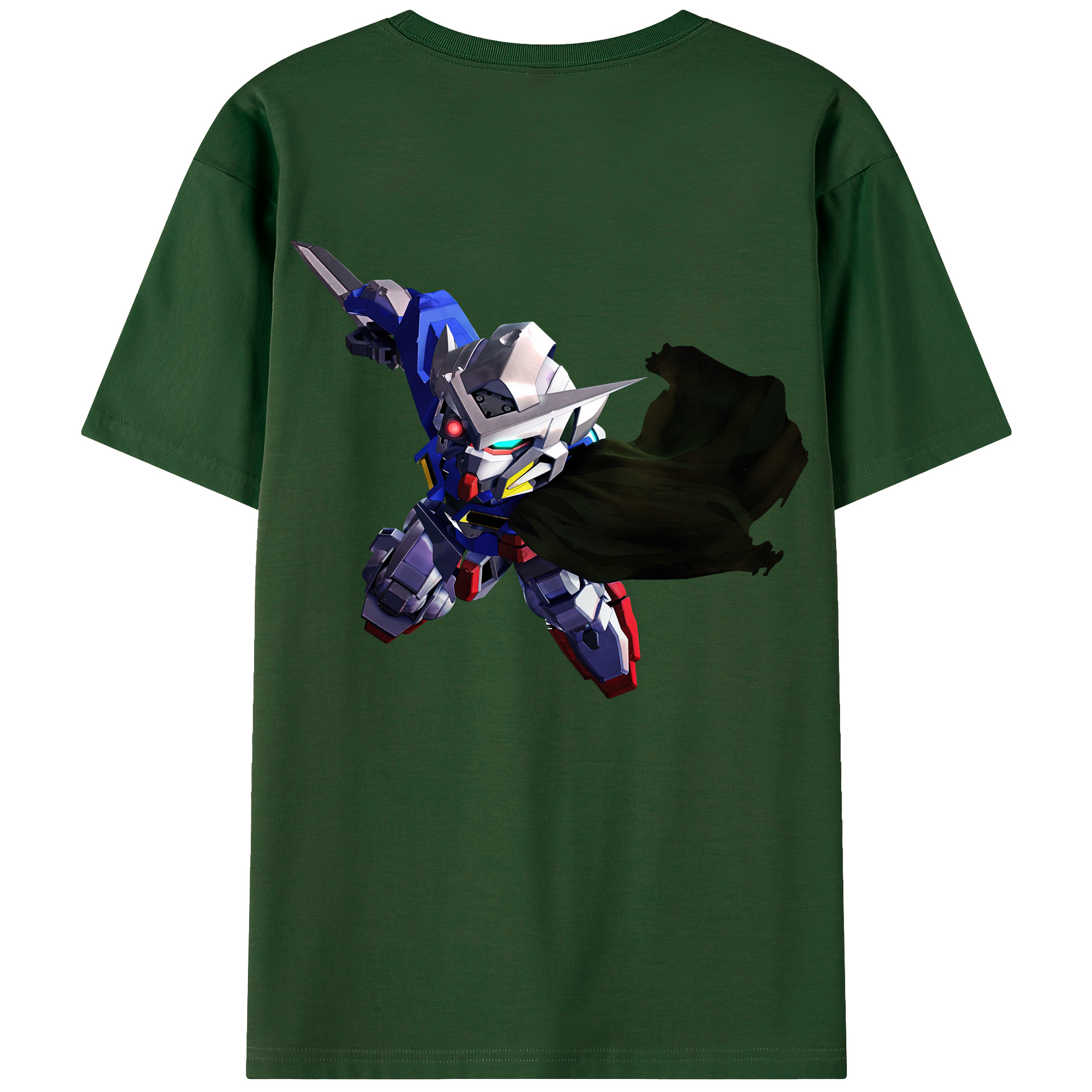 （画像用） 機動戦士ガンダム Mobile Suit Gundam 綿100％半袖Tシャツ（背面プリント）